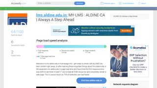 Access lms.aldine.edu.in. MY-LMS : ALDINE-CA | Always A Step Ahead