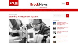 Learning Management System – The Brock News - Brock University