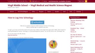 How to Log Into Schoology – Virgil Middle School – Virgil Medical and ...