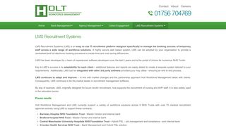 LMS Recruitment Systems - Holt Workforce Management
