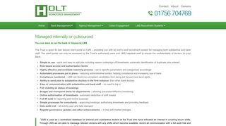 Managed internally or outsourced - Holt Workforce Management