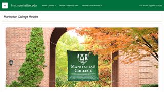 Manhattan College Moodle