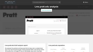 LMS Pratt. Pratt LMS: Log in to the site - FreeTemplateSpot