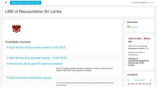 LMS of Resuscitation Sri Lanka
