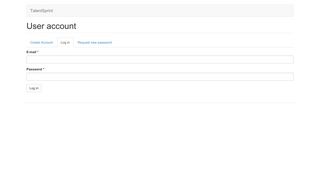 User account | TalentSprint