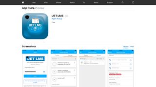 UET LMS on the App Store - iTunes - Apple