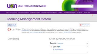 Learning Management System - UEN - Utah Education Network