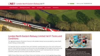 London North Eastern Railway Wi-Fi - Welcome to London North ...