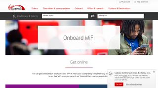 WiFi Access - Get Connected - Virgin Trains