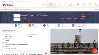 Larsen & Toubro Ltd ECC Division - Company Overview | Jobbuzz