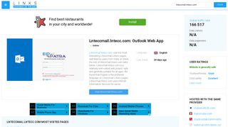 Visit Lnteccmail.lntecc.com - Outlook Web App.