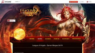 League of Angels - Server Merges 04/19 - R2Games