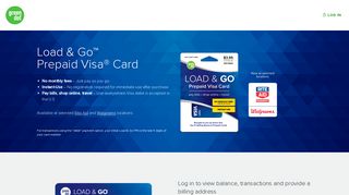 Load & Go | Reloadable Green Dot Prepaid Visa Card