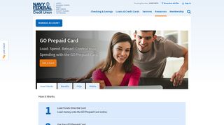 GO Prepaid Card - Navy Federal Credit Union