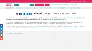 Rite Aid Coupon Deals & Promo Codes - Fabulessly Frugal
