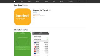 Loaded for Travel on the App Store - iTunes - Apple