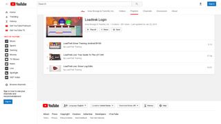 Loadtrek Login - YouTube