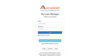 My Loan Manager - My Academy (Academy Mortgage Corp.)