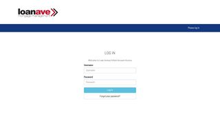 Log in - Loan Avenue Online Account Access