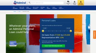 Personal Loans - Admiral.com - Admiral Insurance