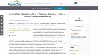 LendingPoint Acquires LoanHero to Accelerate Expansion to Point-of ...
