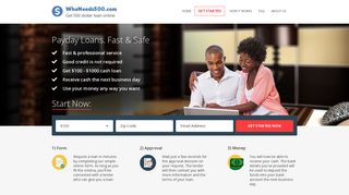 Loan Matching Center: Bad Credit Accepted | WhoNeeds500