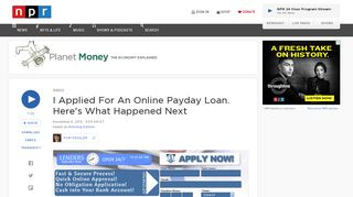 I Applied For An Online Payday Loan. Here's What Happened Next ...