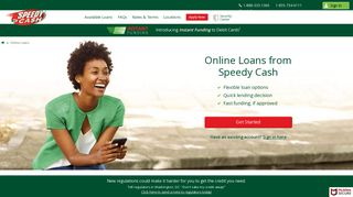Online Loans from Speedy Cash