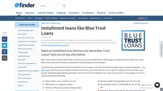 6 installment loans like Blue Trust Loans | finder.com