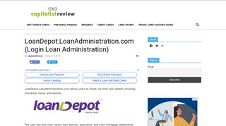LoanDepot.LoanAdministration.com (Login Loan Administration)