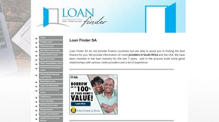Loan Finder SA | R2500 - R150 000 | Apply Online | South Africa
