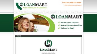 LoanMart Login - Auto Title Loans California from LoanMart