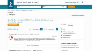 Loanpal | Complaints | Better Business Bureau® Profile