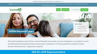 Online Personal Loans - Money in minutes! | Loans 2 Go