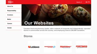 Loblaw Companies Limited - Our Websites