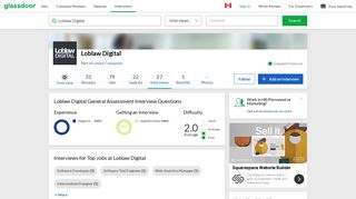 Loblaw Digital General Assessment Interview Questions | Glassdoor.ca