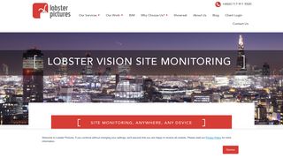 Lobster Vision Time Lapse Site Monitoring Software - Lobster Pictures