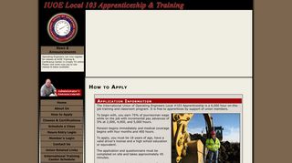How to Apply - IUOE Local 103 Apprenticeship & Training