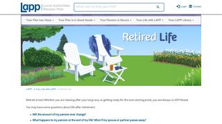 Retired Life - Local Authorities Pension Plan