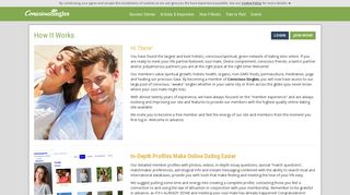 Conscious Singles - Free Online Dating Site | How It Works