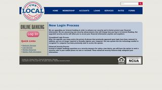 The Local Federal Credit Union - Login Process