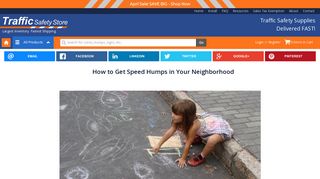 How to Get Speed Humps on Your Street | Traffic Safety Store