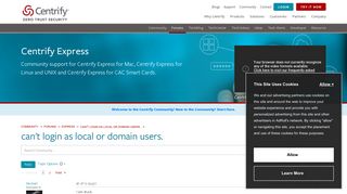 Solved: can't login as local or domain users. - Centrify Community