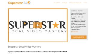 Superstar Local Video Mastery - Superstar SEO Academy
