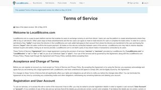 Terms of Service - LocalBitcoins.com