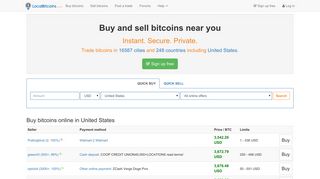LocalBitcoins.com: Fastest and easiest way to buy and sell bitcoins