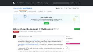 Where should Login page in MVC context · Issue #412 · IdentityServer ...