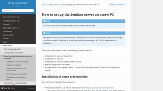 How to set up the Jenkins server on a new PC — City Energy Analyst ...