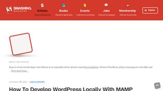 How To Develop WordPress Locally With MAMP — Smashing Magazine