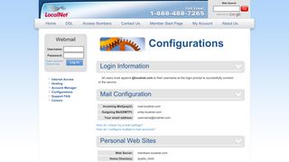 LocalNet: How to configure your LocalNet internet service